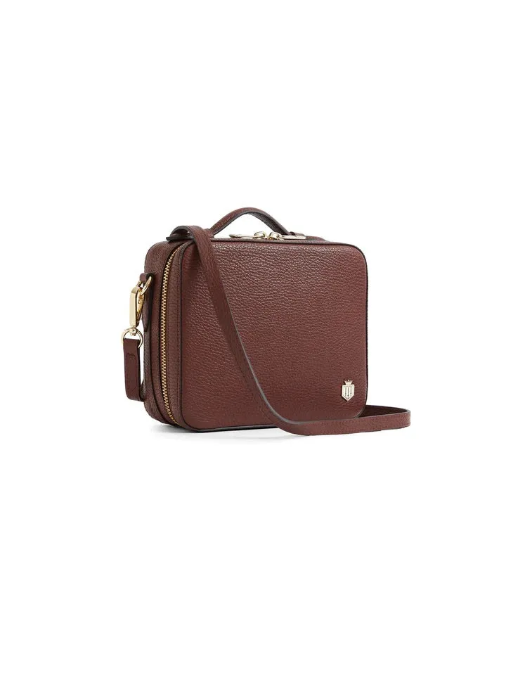 The Buckingham Women's Crossbody Bag - Burgandy Suede