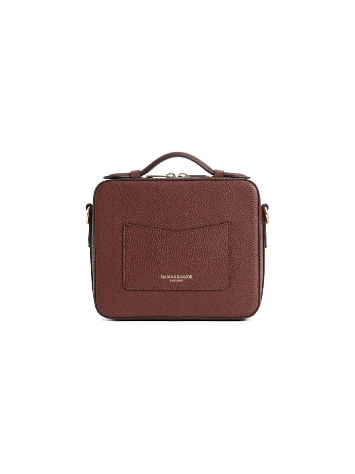 The Buckingham Women's Crossbody Bag - Burgandy Suede