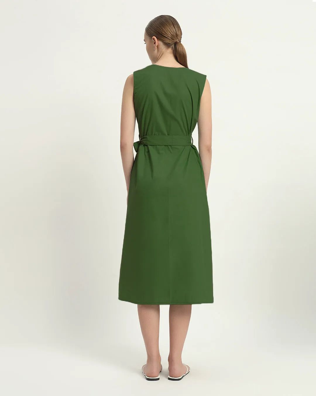 The Windsor Emerald Cotton Dress