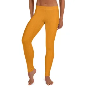 Tiger Tangerine Low Waist Leggings