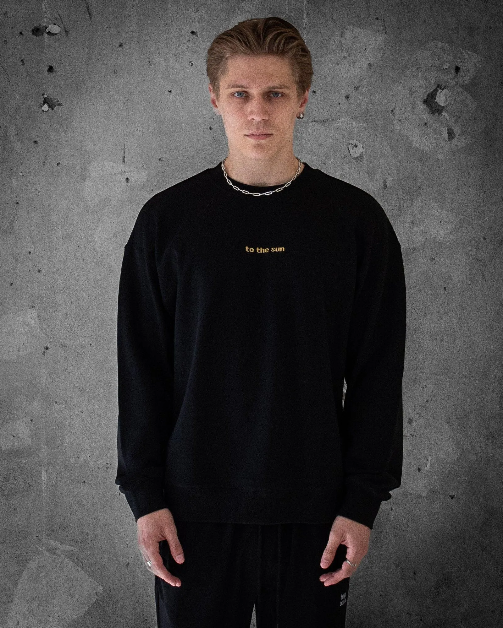 To The Moon To The Sun | Oversized Men's Sweatshirt