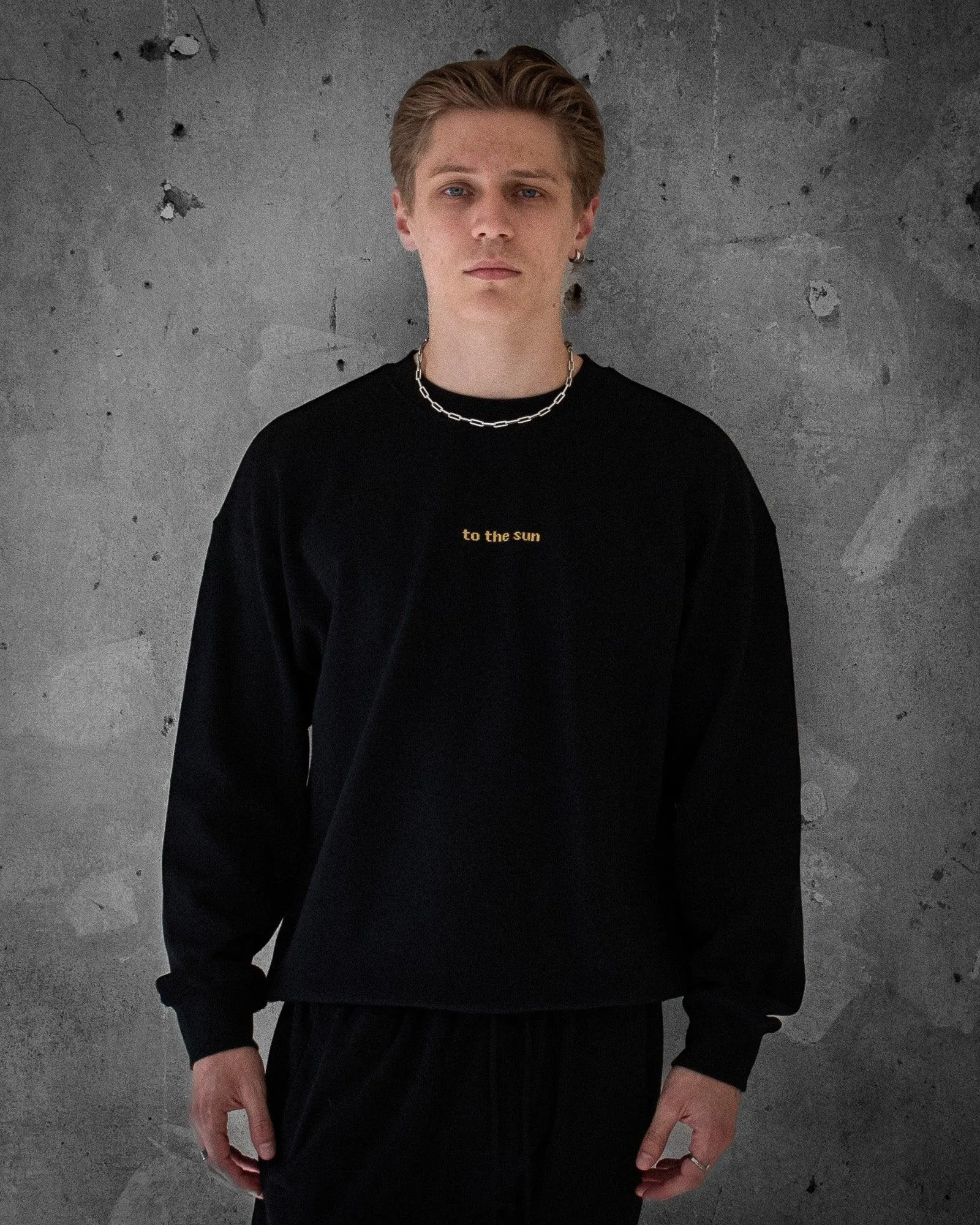 To The Moon To The Sun | Oversized Men's Sweatshirt