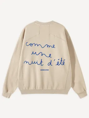 Une Nuit d'été Oversized Sweatshirt