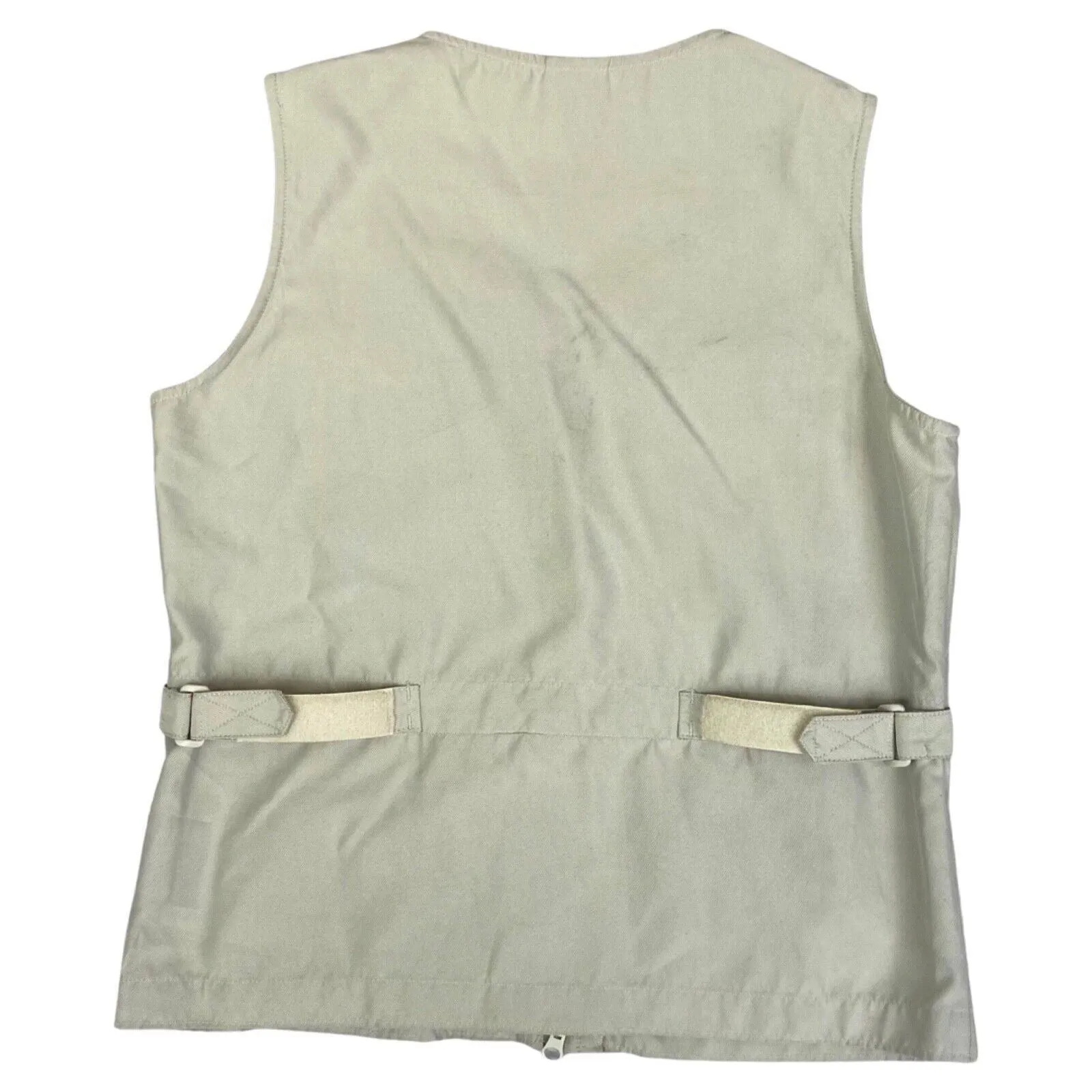 Vintage 90s 00s Beige Columbia Tactical Fisherman’s Gilet Vest 8 10 S