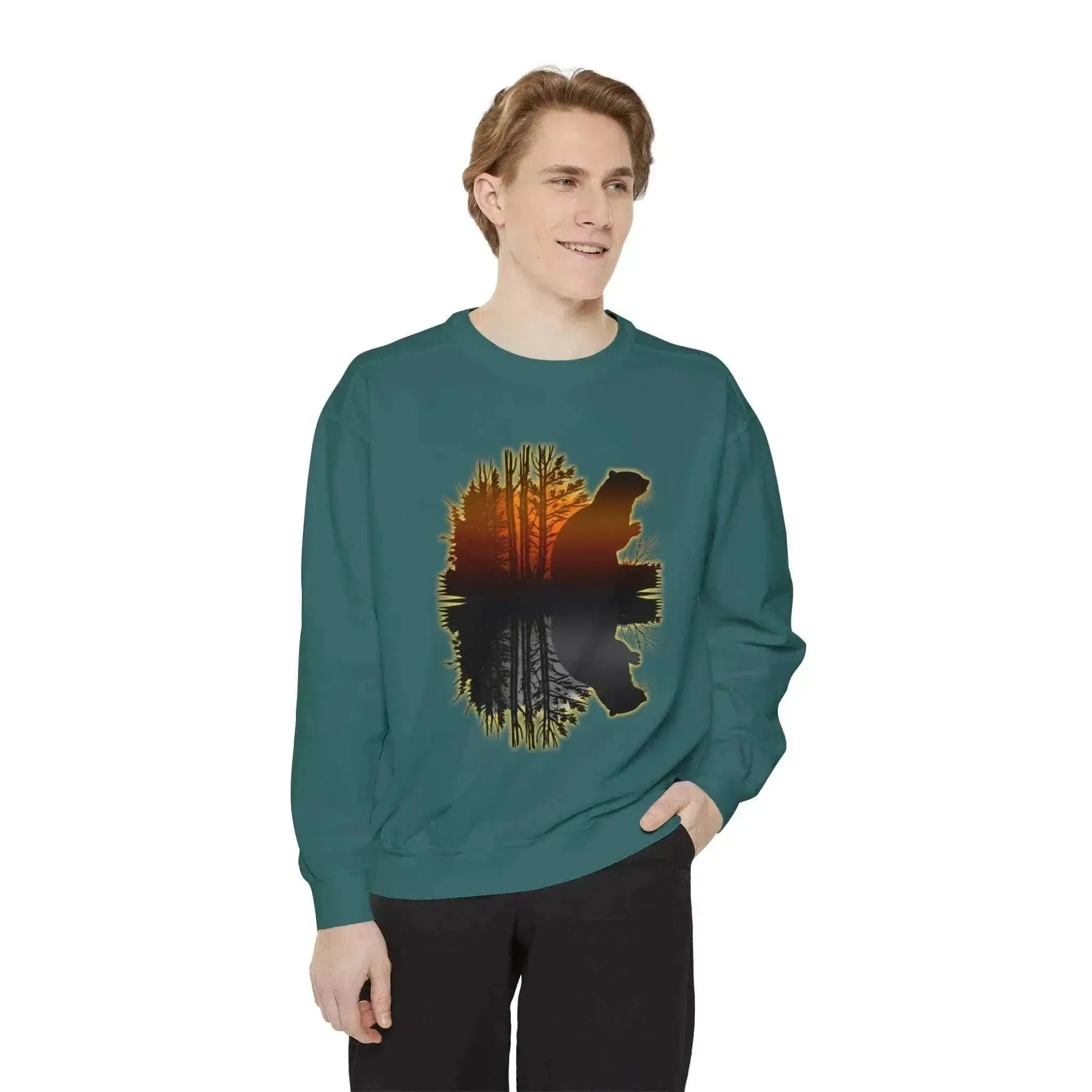 Vintage Aesthetic Beaver Sport Style Sweatshirt