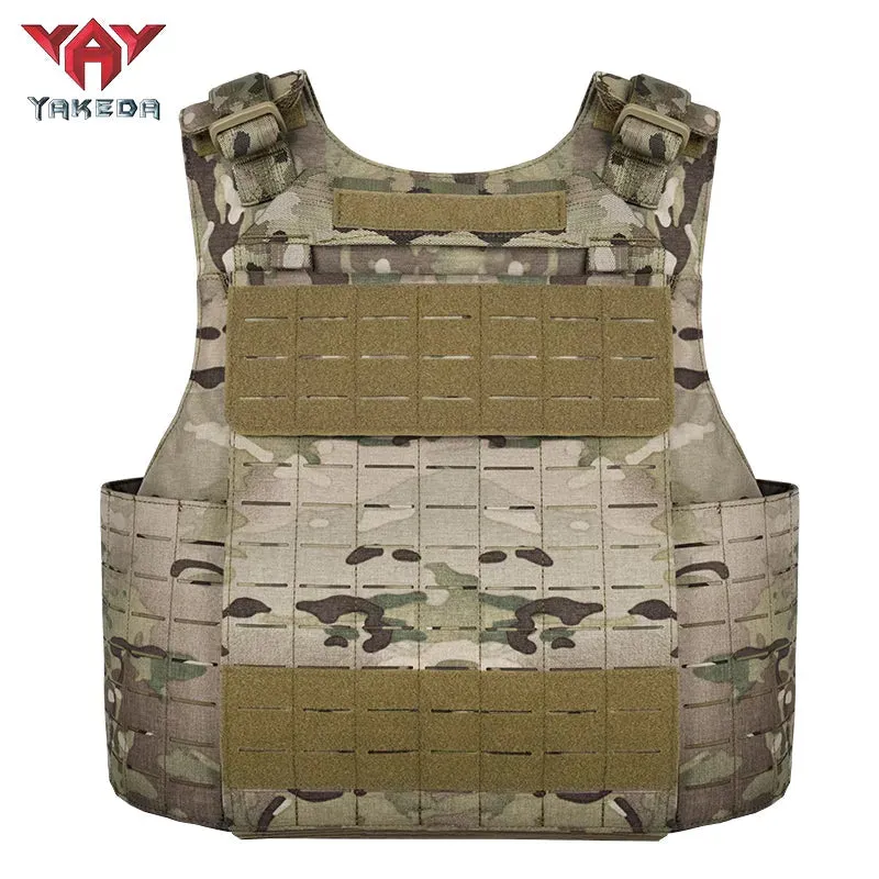 VT-8558 YAKEDA Camouflage Nylon Chaleco Tactico Combat MOLLE Plate Carrier Tactical Vest