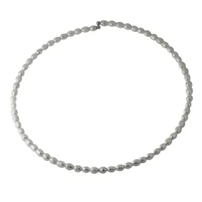 White Pearl Collar Necklace