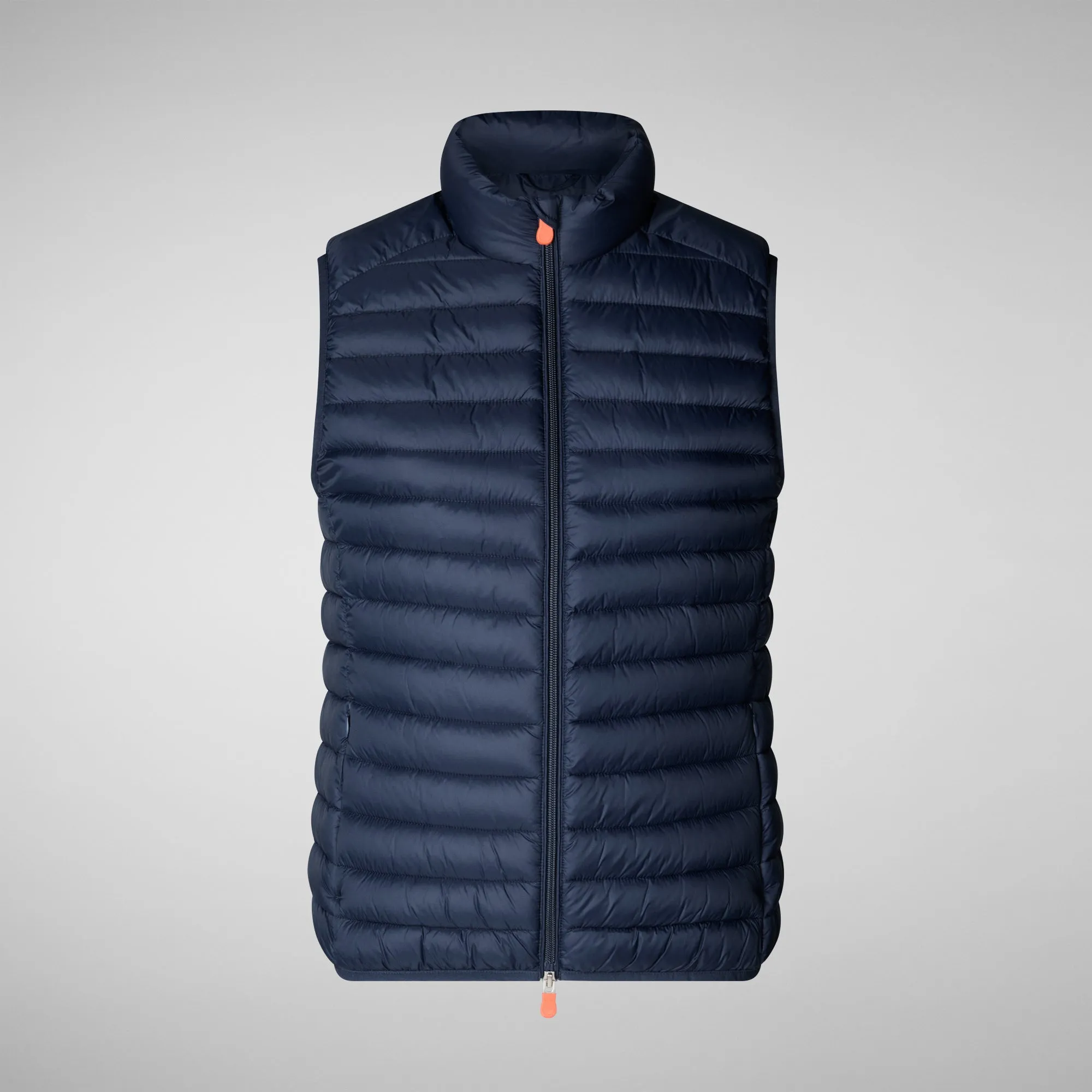 Woman's quilted vest Charlotte in navy blue