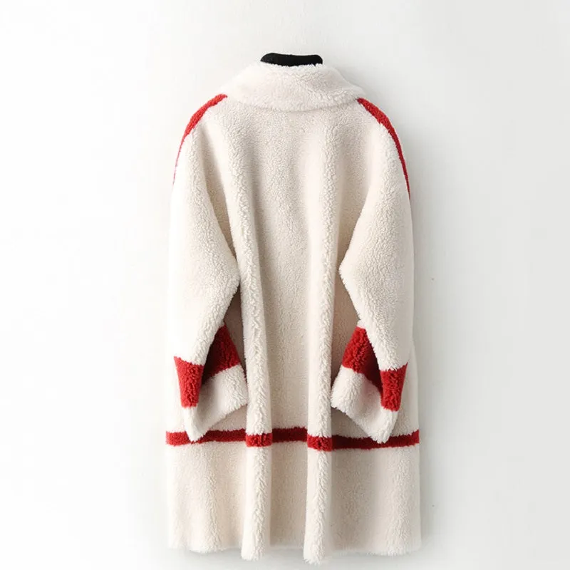 Women's Autumn/Winter Casual Warm Coat With Sheep Fur