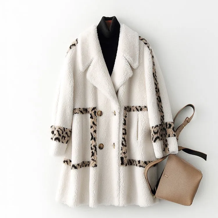 Women's Autumn/Winter Casual Warm Coat With Sheep Fur