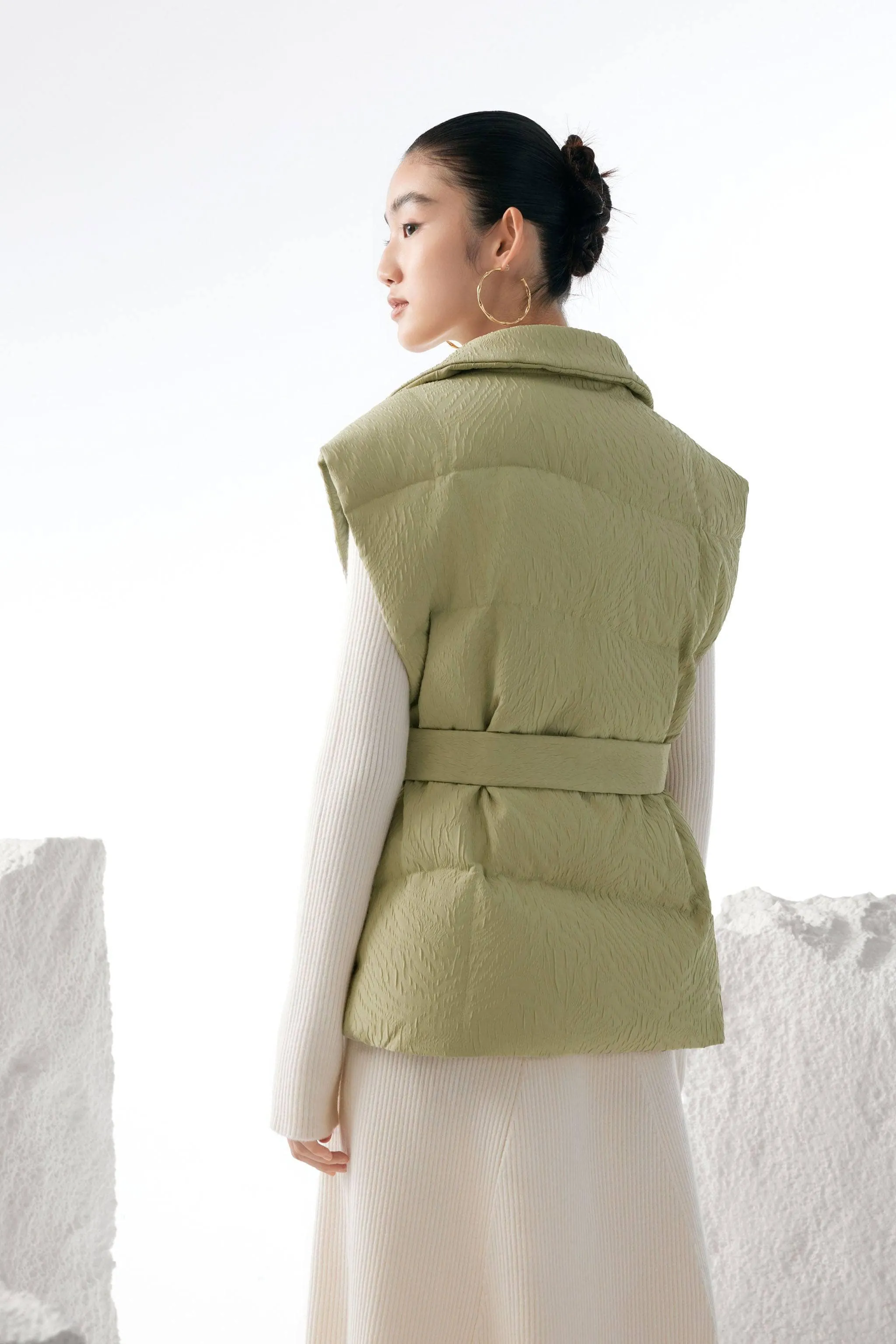 Women's Eastern Aesthetic Goose Down Gilet