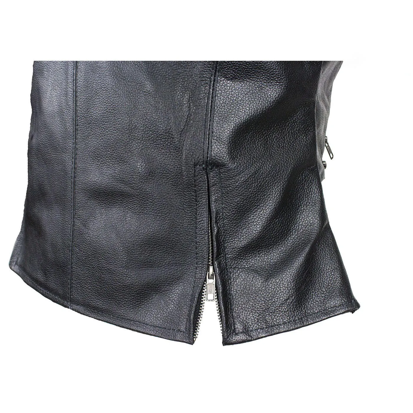 Women's Leather Gun Pocket Vest by Club Vest®