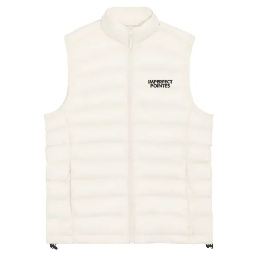 Womens Quilted Bodywarmer Gilet with Embroidered BLACK Logo