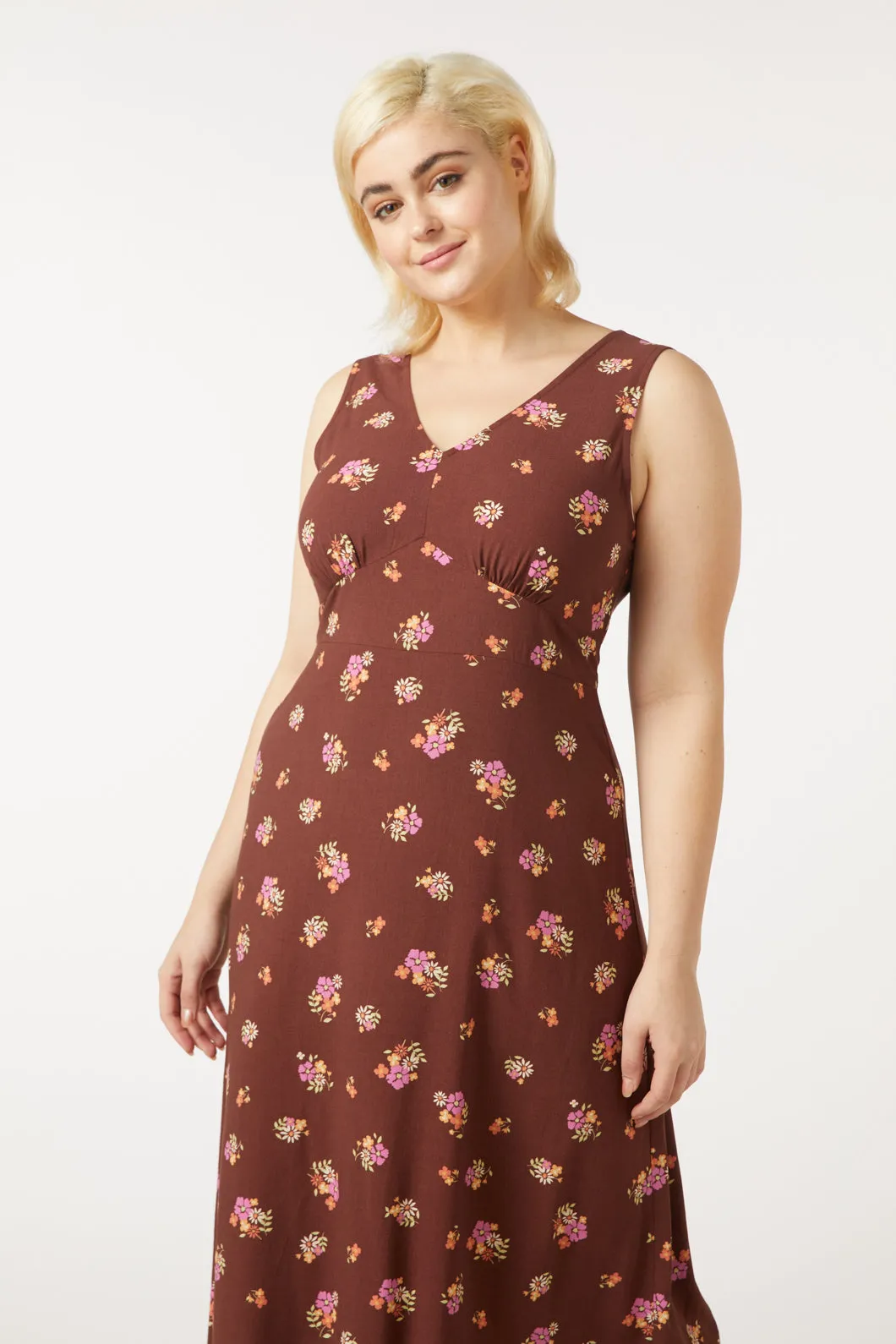 Ziva Floral Midi Dress